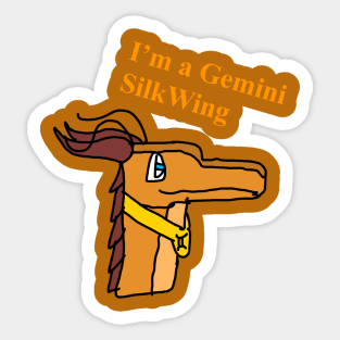 Gemini the SilkWing Sticker